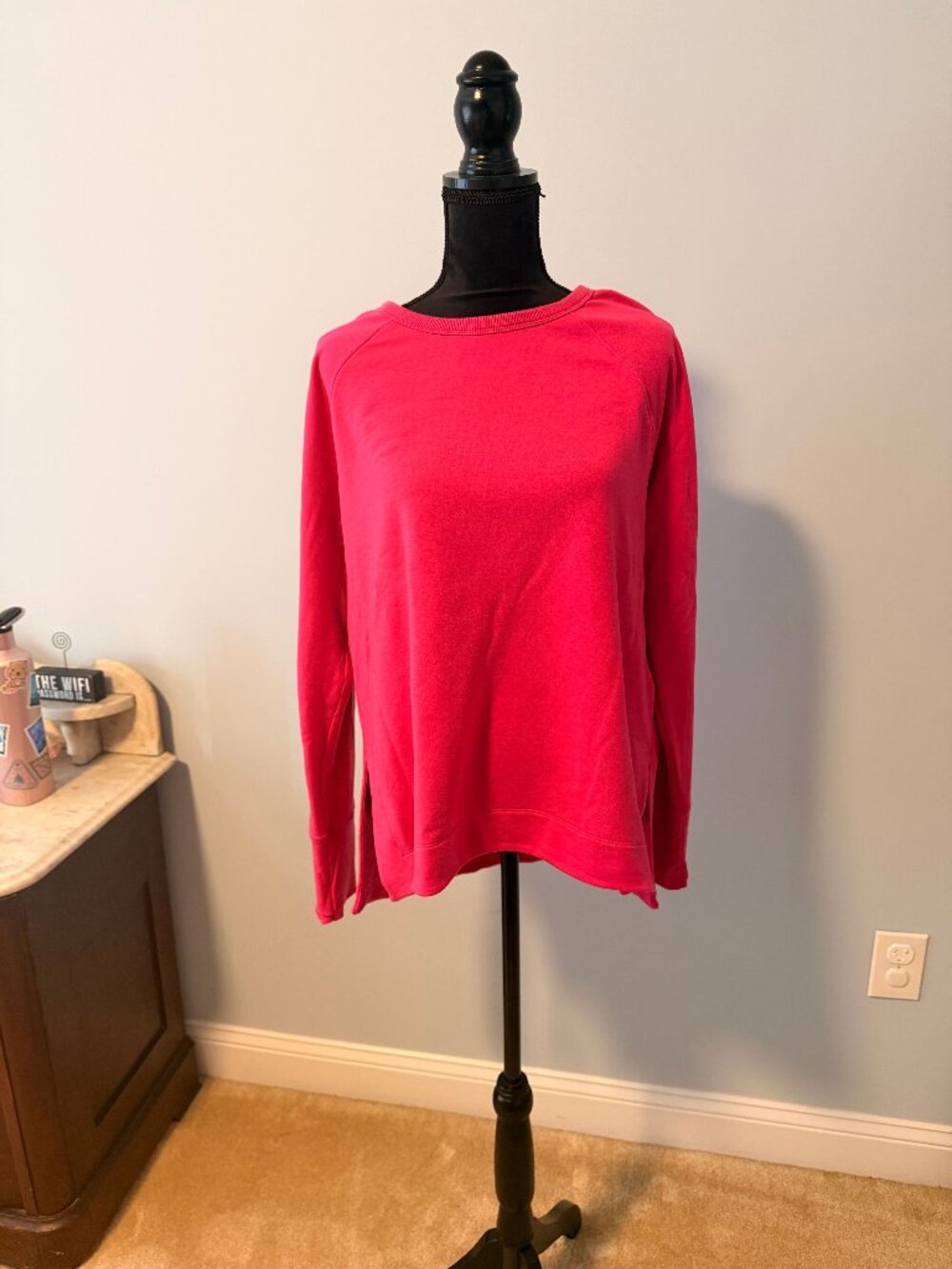 Athleta Active Sweatshirt (Pink)- L